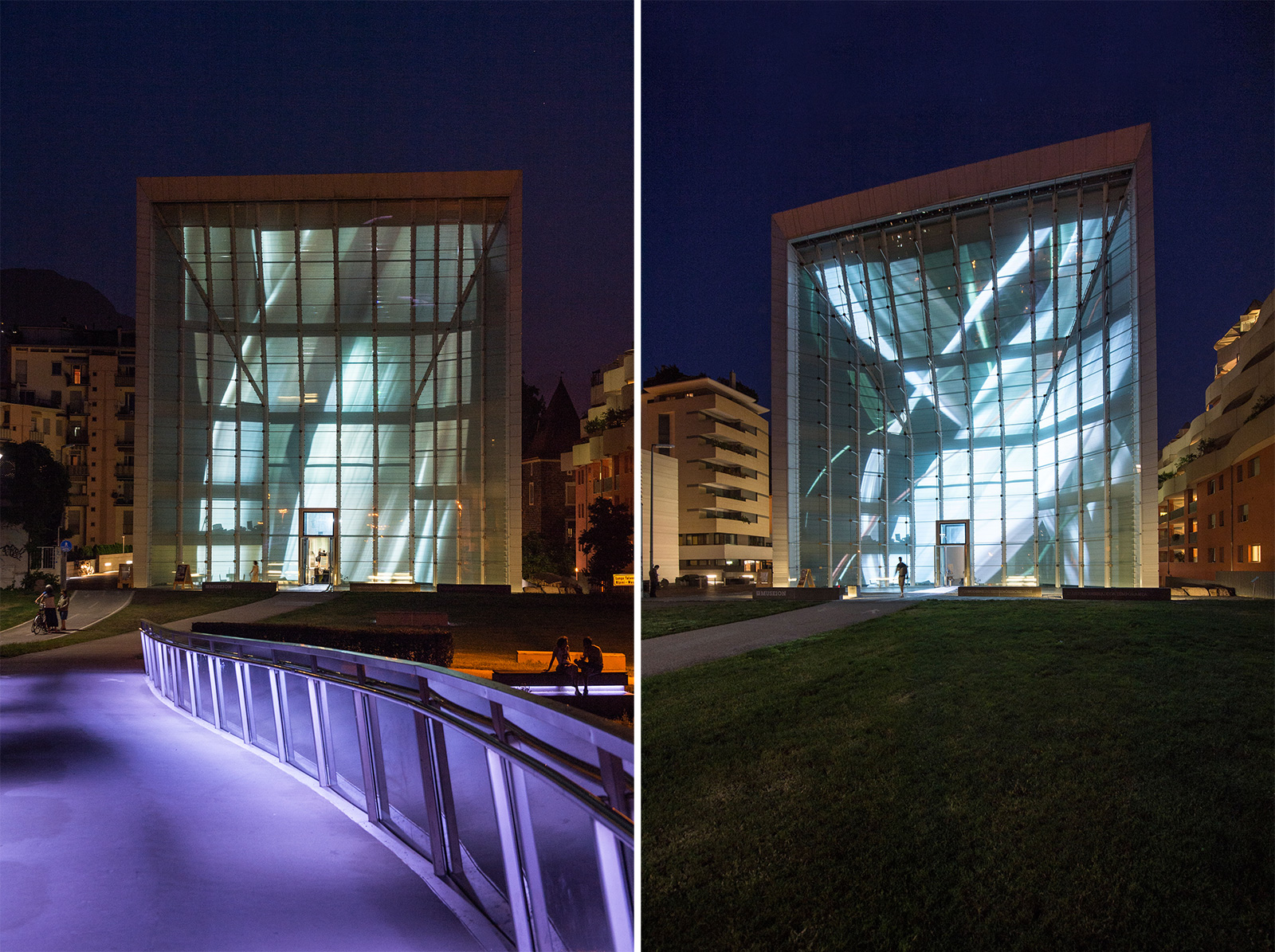 DECOMPOSITION – Installation Media Facade – DESIRING THE REAL. AUSTRIA CONTEMPORARY – Museion Bolzano 2013 / Photo Copyright  by Othmar Seehauser